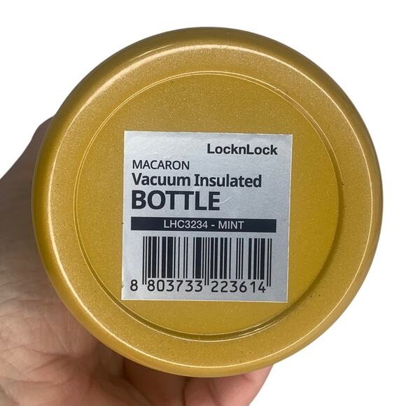 Macaron NWT LocknLock Vacuum Insulated Bottle 15 oz - Picture 13 of 15